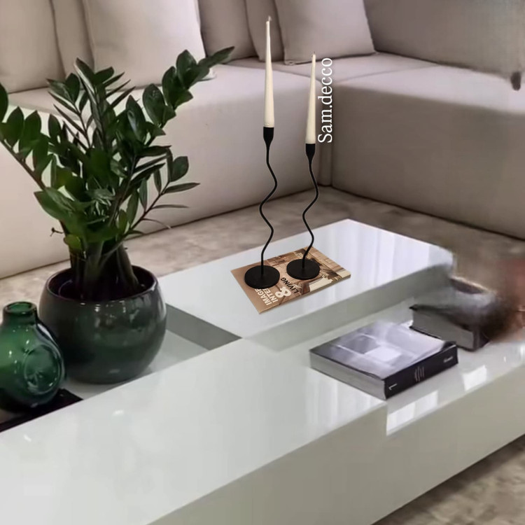 جاشمعی دفرمه مشکی (یک عدد )